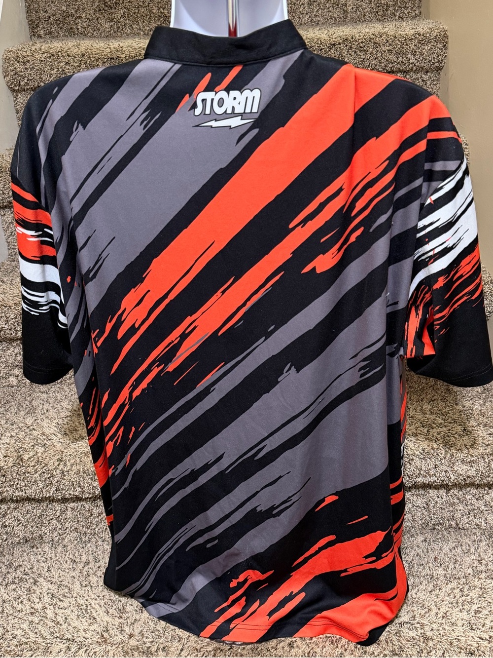 Bowling *STORM* moisture wicking men’s lightweight jersey shirt - 3XL - perfect! - Picture 2 of 3
